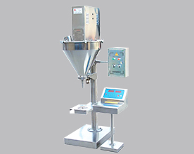 實拍半自動粉劑包裝機(jī)  速度快扭距大、可灌裝多種粉劑