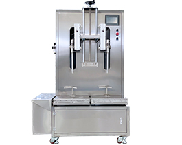 新上市雙頭稱重灌裝機(jī)運(yùn)行視頻，工廠實(shí)拍！